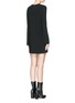 Back View - Click To Enlarge - HELMUT LANG - Stretch crepe dress