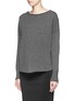 Front View - Click To Enlarge - HELMUT LANG - Rolled round neck cashmere sweater