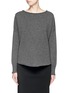 Main View - Click To Enlarge - HELMUT LANG - Rolled round neck cashmere sweater