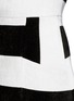Detail View - Click To Enlarge - ALICE & OLIVIA - 'Tammi' stripe velveteen flare dress