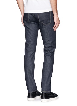 Back View - Click To Enlarge - 3X1 - 'M3' colour rivet dry denim jeans
