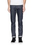 Main View - Click To Enlarge - 3X1 - 'M3' colour rivet dry denim jeans