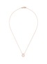 Main View - Click To Enlarge - MONIQUE PÉAN - 'Fossilized Woolly Mammoth' diamond 18k rose gold pendant necklace