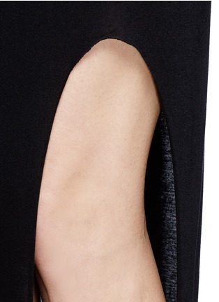 Detail View - Click To Enlarge - HELMUT LANG - Front slit maxi skirt