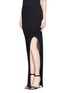 Front View - Click To Enlarge - HELMUT LANG - Front slit maxi skirt