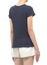 Back View - Click To Enlarge - VINCE - Pima cotton colour-block T-shirt