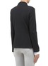 Back View - Click To Enlarge - ST. JOHN - Layered ribbed lapel jacket
