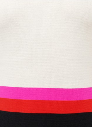 Detail View - Click To Enlarge - ST. JOHN - Milano knit contrast dress