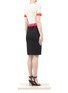 Back View - Click To Enlarge - ST. JOHN - Milano knit contrast dress