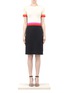 Main View - Click To Enlarge - ST. JOHN - Milano knit contrast dress
