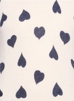 Detail View - Click To Enlarge - EQUIPMENT - Shane Crew heart print cashmere sweater