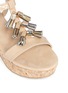 Detail View - Click To Enlarge - JIMMY CHOO - 'Nerine' patent leather tassel flatform sandals