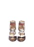 Figure View - Click To Enlarge - JIMMY CHOO - 'Freesia' suede snakeskin strappy sandals