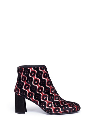Main View - Click To Enlarge - STUART WEITZMAN - 'Bacari' geometric tapestry boots