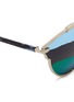 Detail View - Click To Enlarge - DIOR - 'Dior So Real A' stripe mirror panto sunglasses
