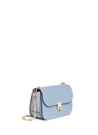 Figure View - Click To Enlarge - VALENTINO GARAVANI - Leather chain crossbody bag