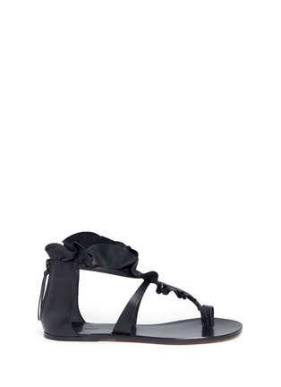 Main View - Click To Enlarge - ISABEL MARANT - 'Audry' ruffle leather sandals