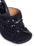 Detail View - Click To Enlarge - DRIES VAN NOTEN - Embellished floral guipure lace mules