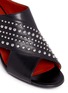 Detail View - Click To Enlarge - 3.1 PHILLIP LIM - 'Cube' dome stud calfskin leather mules