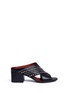 Main View - Click To Enlarge - 3.1 PHILLIP LIM - 'Cube' dome stud calfskin leather mules
