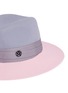 Detail View - Click To Enlarge - MAISON MICHEL - 'Henrietta' colourblock rabbit furfelt fedora hat