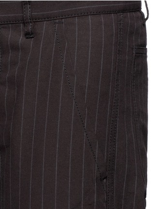 Detail View - Click To Enlarge - COMME DES GARÇONS SHIRT - Stripe cotton pants