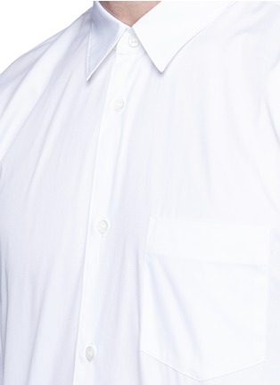 Detail View - Click To Enlarge - COMME DES GARÇONS SHIRT - Belted poplin shirt