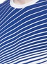 Detail View - Click To Enlarge - COMME DES GARÇONS SHIRT - Diagonal stripe cotton T-shirt