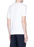 Back View - Click To Enlarge - COMME DES GARÇONS SHIRT - Diagonal stripe cotton T-shirt