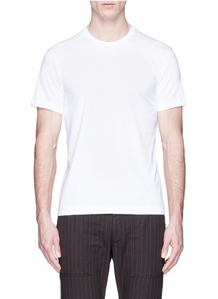 Main View - Click To Enlarge - COMME DES GARÇONS SHIRT - Logo print cotton T-shirt