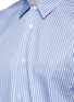 Detail View - Click To Enlarge - COMME DES GARÇONS SHIRT - Camouflage sleeve stripe cotton shirt