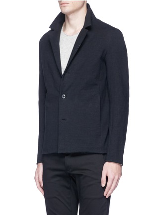 Front View - Click To Enlarge - ATTACHMENT - Linen-cotton soft blazer
