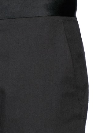 Detail View - Click To Enlarge - HAIDER ACKERMANN - Satin trim cropped pants