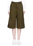 Main View - Click To Enlarge - FFIXXED STUDIOS - 'HBCR' cotton twill pleated culottes