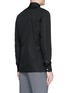 Back View - Click To Enlarge - LANVIN - Geometric embroidered slim fit shirt