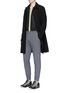 Figure View - Click To Enlarge - LANVIN - Geometric embroidered slim fit shirt