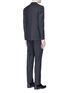 Back View - Click To Enlarge - LANVIN - 'Attitude' stripe jacquard wool suit
