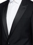  - LANVIN - Satin trim wool-mohair tuxedo suit