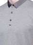 Detail View - Click To Enlarge - LANVIN - Ribbon collar polo shirt