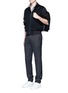 Figure View - Click To Enlarge - LANVIN - Ribbon collar polo shirt