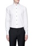 Main View - Click To Enlarge - LANVIN - Glass crystal button tuxedo shirt