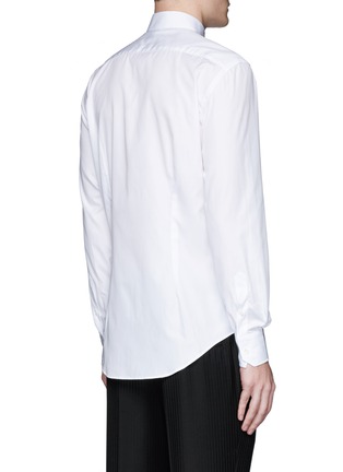 Back View - Click To Enlarge - LANVIN - Slim fit cotton poplin shirt