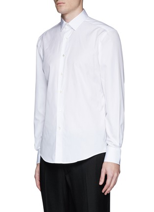 Front View - Click To Enlarge - LANVIN - Slim fit cotton poplin shirt