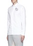 Front View - Click To Enlarge - LANVIN - Rose tattoo embroidered poplin shirt