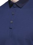 Detail View - Click To Enlarge - LANVIN - Ribbon collar polo shirt