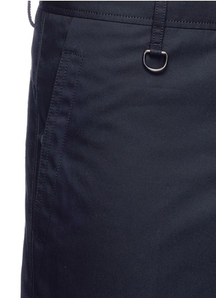 Detail View - Click To Enlarge - LANVIN - Contrast panel relaxed twill pants