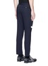 Back View - Click To Enlarge - LANVIN - Reflective tape virgin wool pants