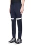 Front View - Click To Enlarge - LANVIN - Reflective tape virgin wool pants