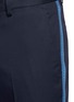 Detail View - Click To Enlarge - LANVIN - Braided stripe cotton chinos