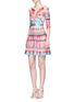 Figure View - Click To Enlarge - 68244 - 'Mini Aura' floral embroidered organza dress